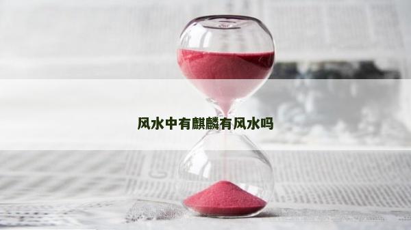 风水中有麒麟有风水吗