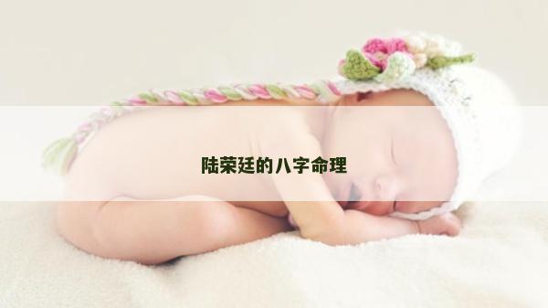 陆荣廷的八字命理