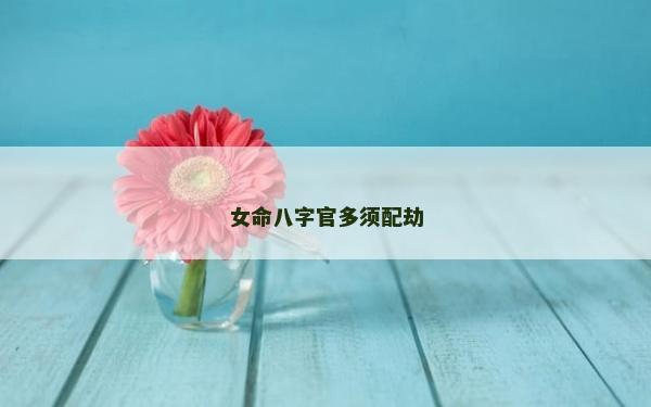女命八字官多须配劫