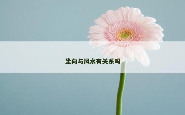 坐向与风水有关系吗