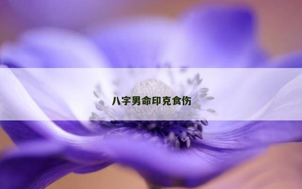 八字男命印克食伤