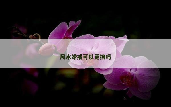 风水婚戒可以更换吗
