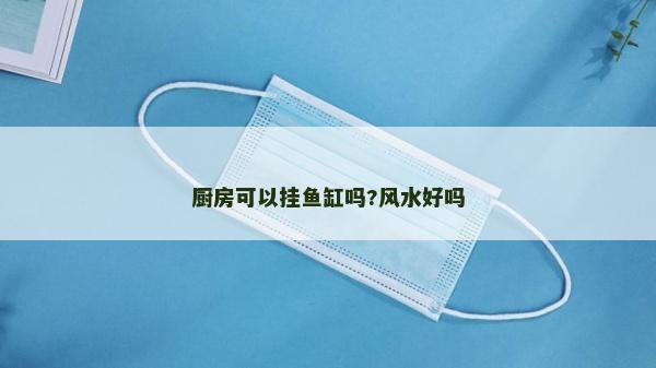 厨房可以挂鱼缸吗?风水好吗
