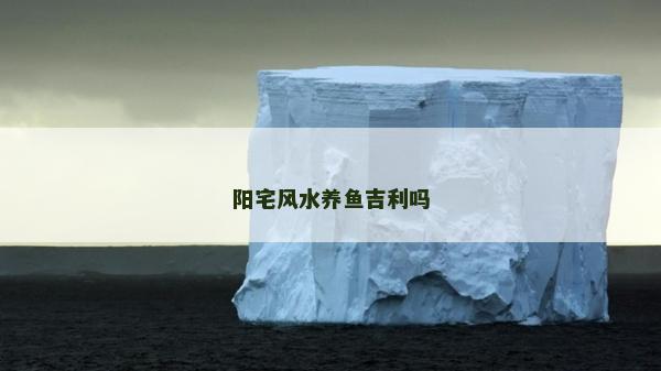 阳宅风水养鱼吉利吗