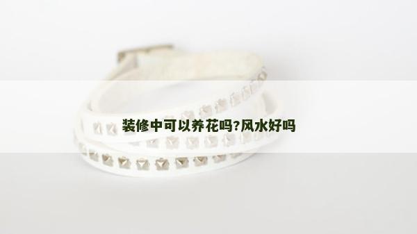 装修中可以养花吗?风水好吗