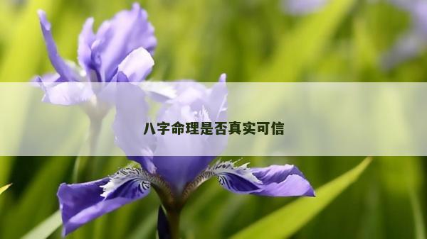 八字命理是否真实可信